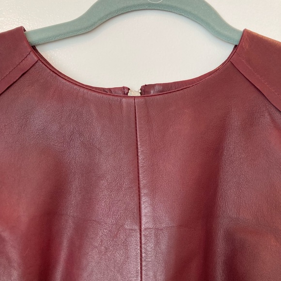 H&M Sleeveless Leather Peplum Top - Picture 10 of 13